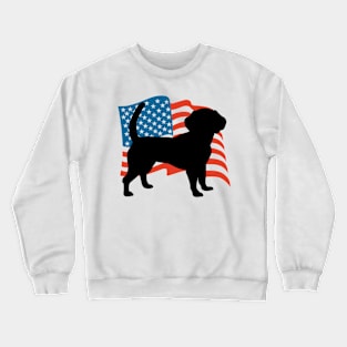 Beagles USA America - Dog Lover Dogs Crewneck Sweatshirt